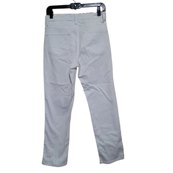 LeePlatinumlabel Women's White Classic StraightLeg Short Jeans Size 6 - Picture 4 of 7